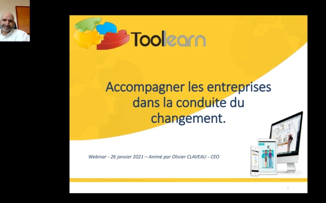 « Rien n’est permanent sauf le changement »  Webinaire Toolearn – La vidéo pédagogique pour accompagner le changement en entreprise